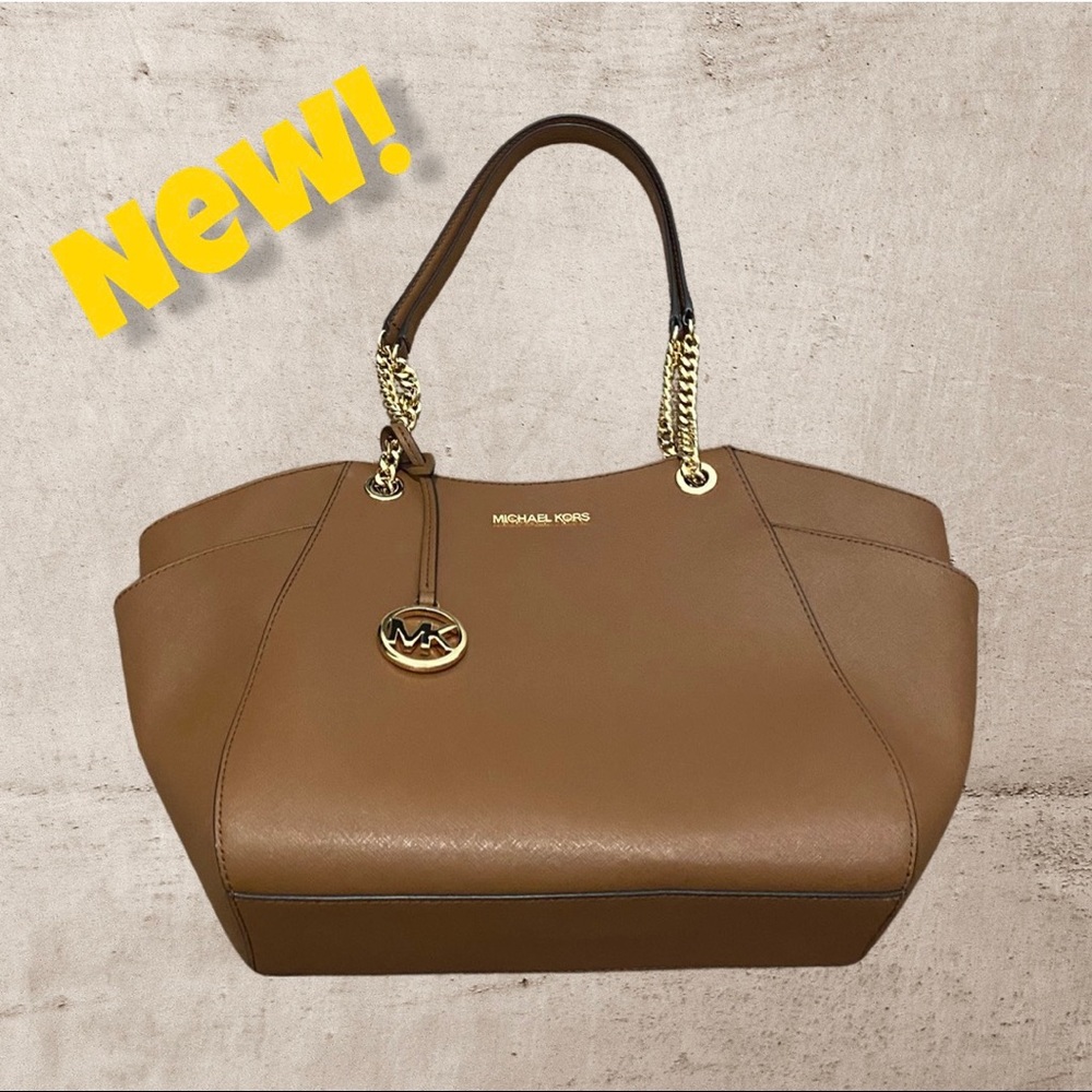 Michael Kors purse, hangbag, large bag, brown